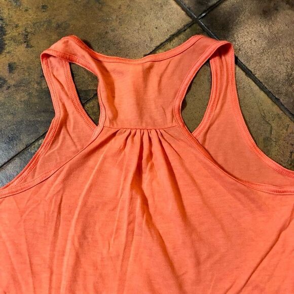 Bella Canvas Dog Love Orange Halter Paw Sparkle Tank Top XL - Picture 9 of 9